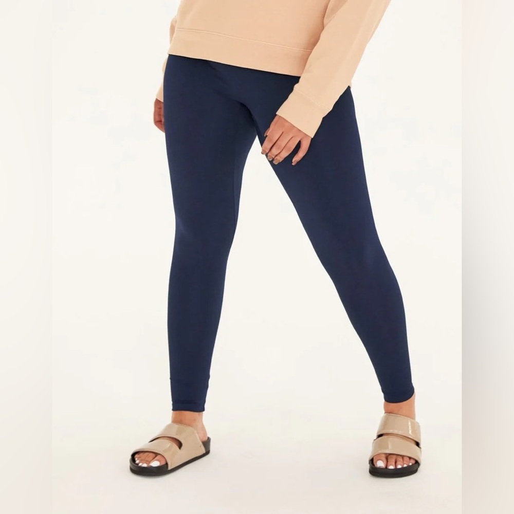 Girlfriend Collective Navy Luxe Legging